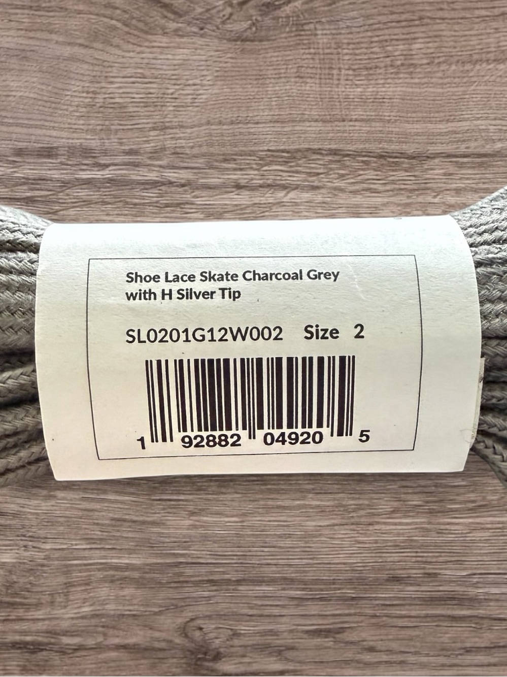 0629 Cariuma Shoe Lace Skate Off White Ivory Charcoal Gray 6 pairs NWT - Picture 6 of 10